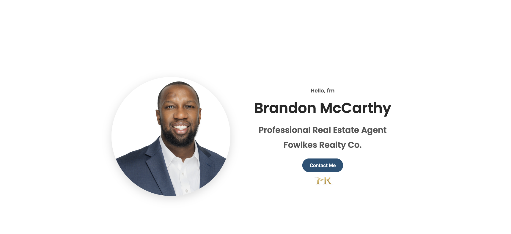 Homes with Brandon M website screenshot
